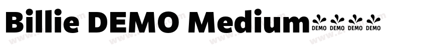 Billie DEMO Medium字体转换